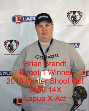 Target 1 Winner Brian Brandt