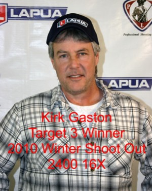 Target 3 Winner Kirk Gaston